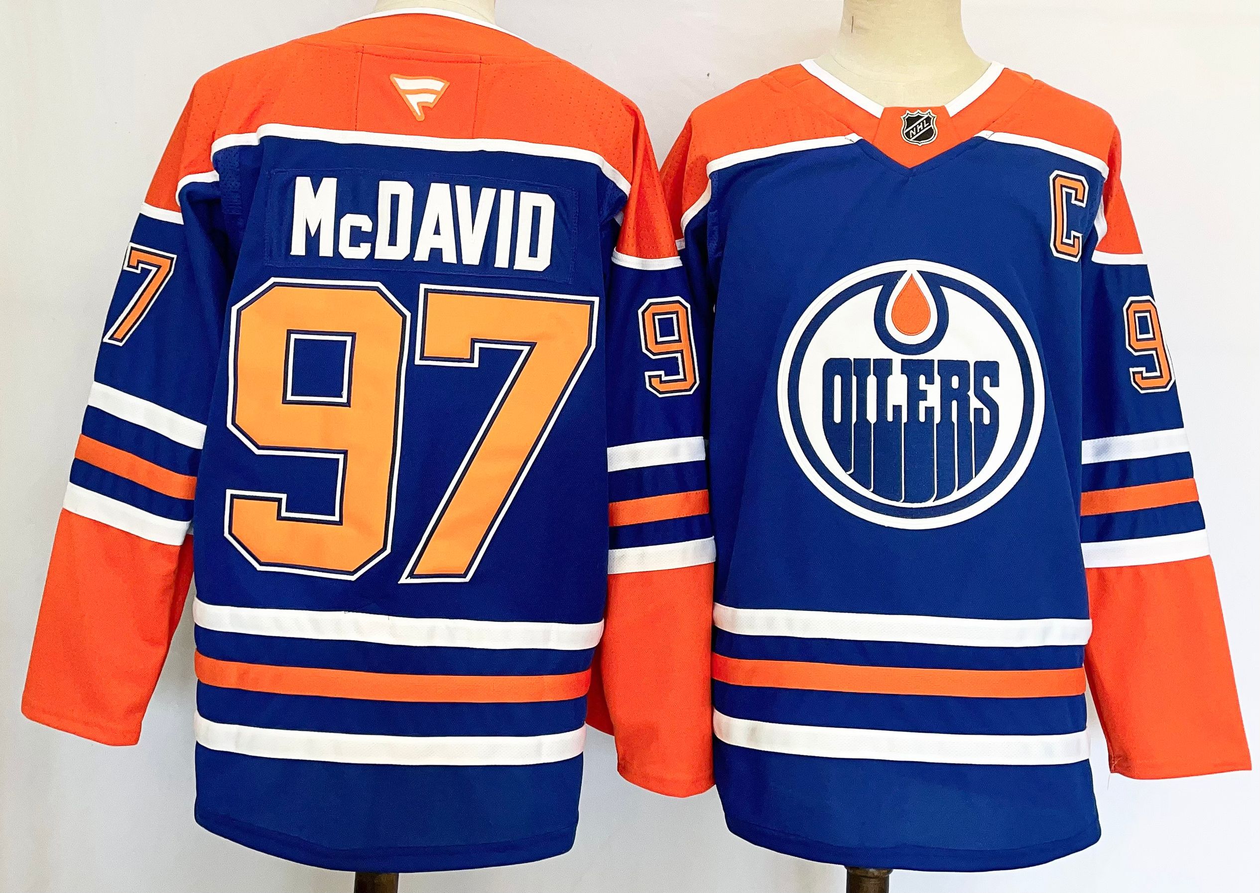 Men Edmonton Oilers #97 Mcdavid Blue 2025 Home Premier Player NHL Jerseys->colorado avalanche->NHL Jersey